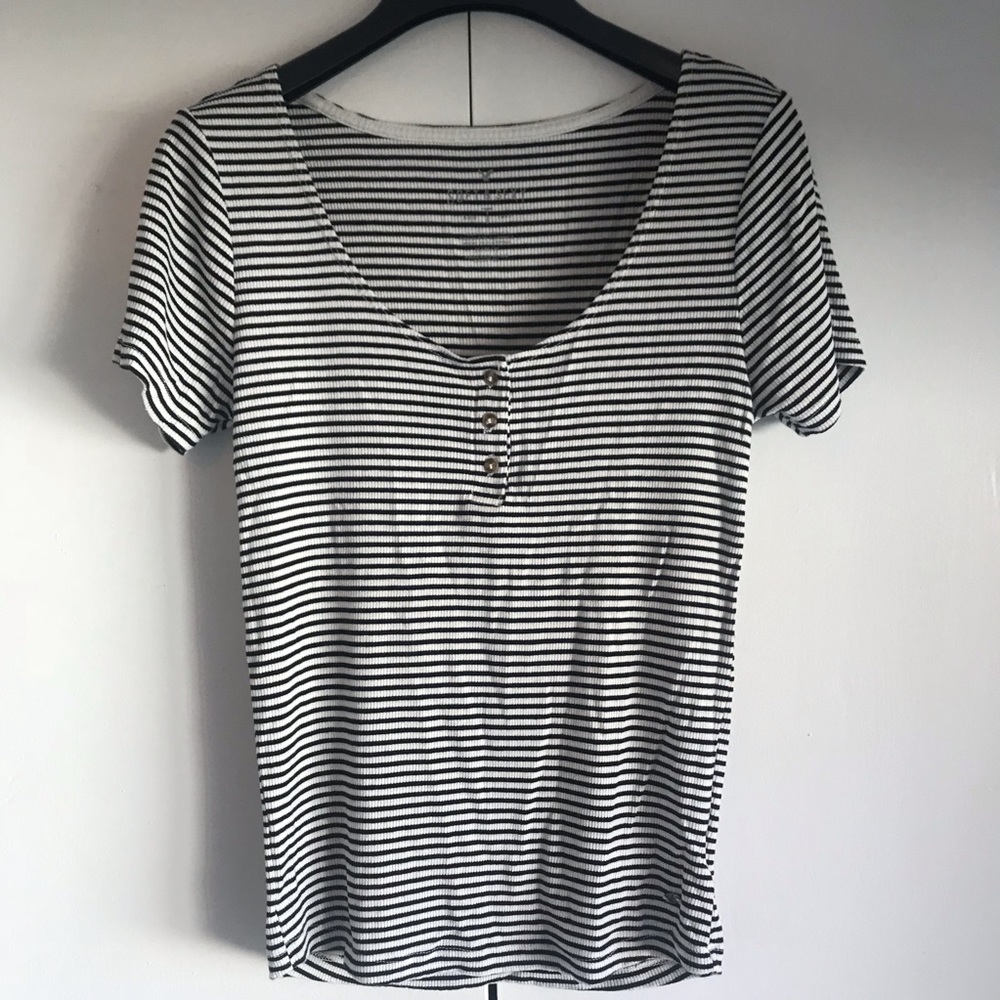 AE striped top